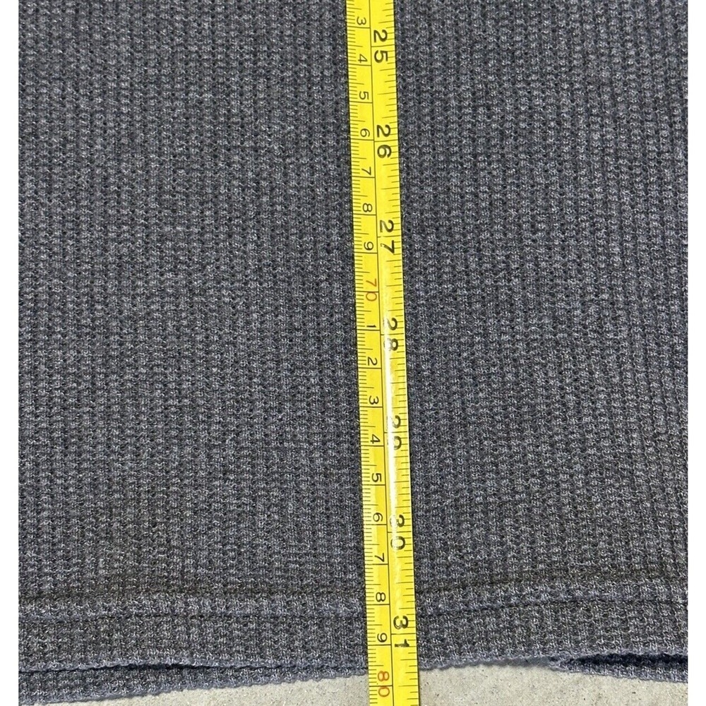 Vintage Harley Davidson Waffle Knit Thermal Long Sleeve Henley Shirt Sz XL - Picture 5 of 8